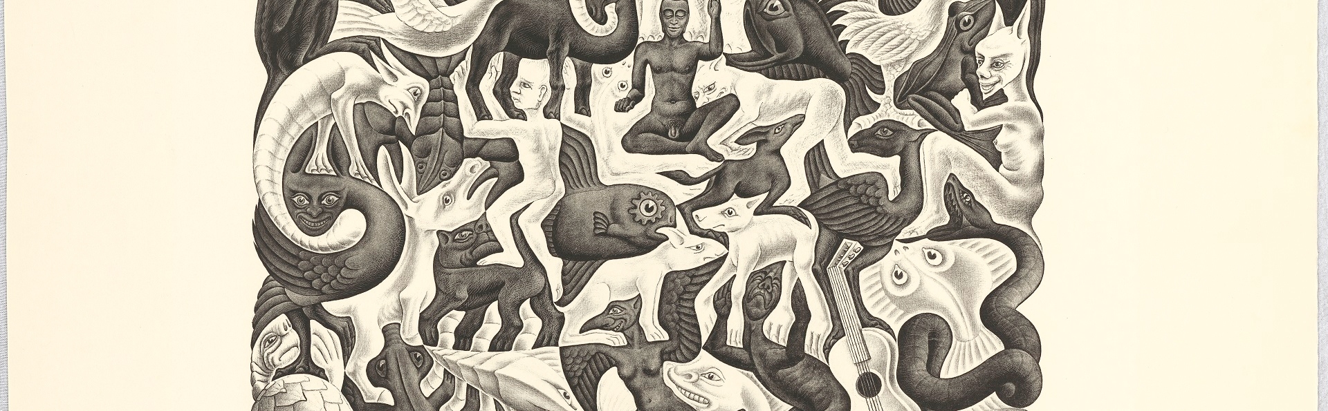 M.C.Escher exhibition at ArtScience Museum