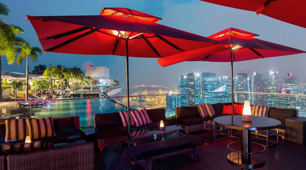 CE LA VI Skybar & Lounge at Marina Bay Sands, Singapore
