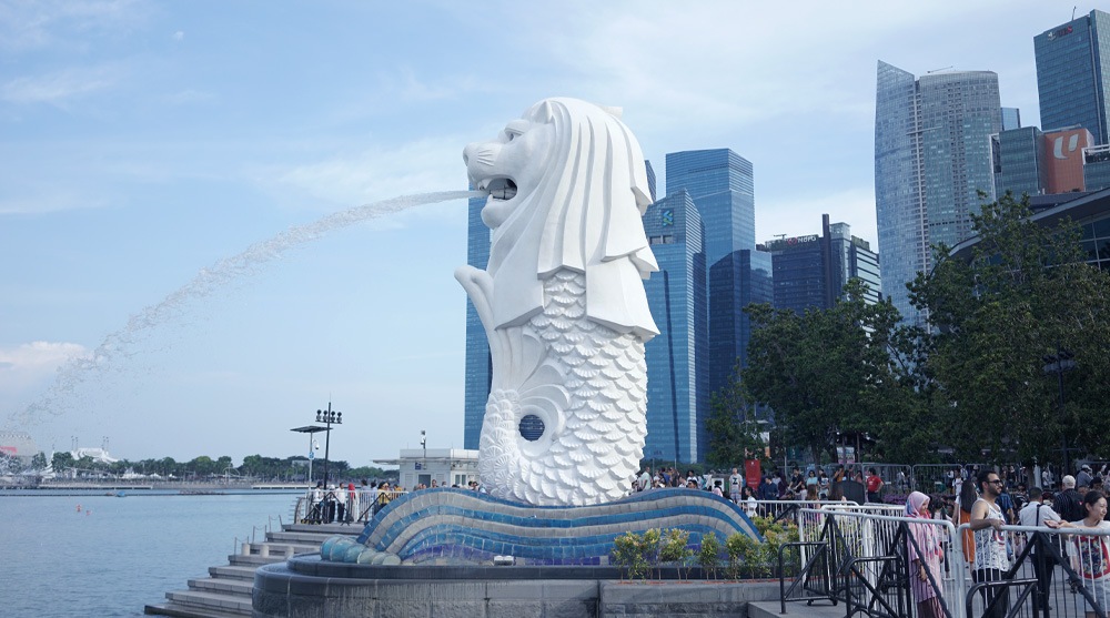 Merlion on River Cruise