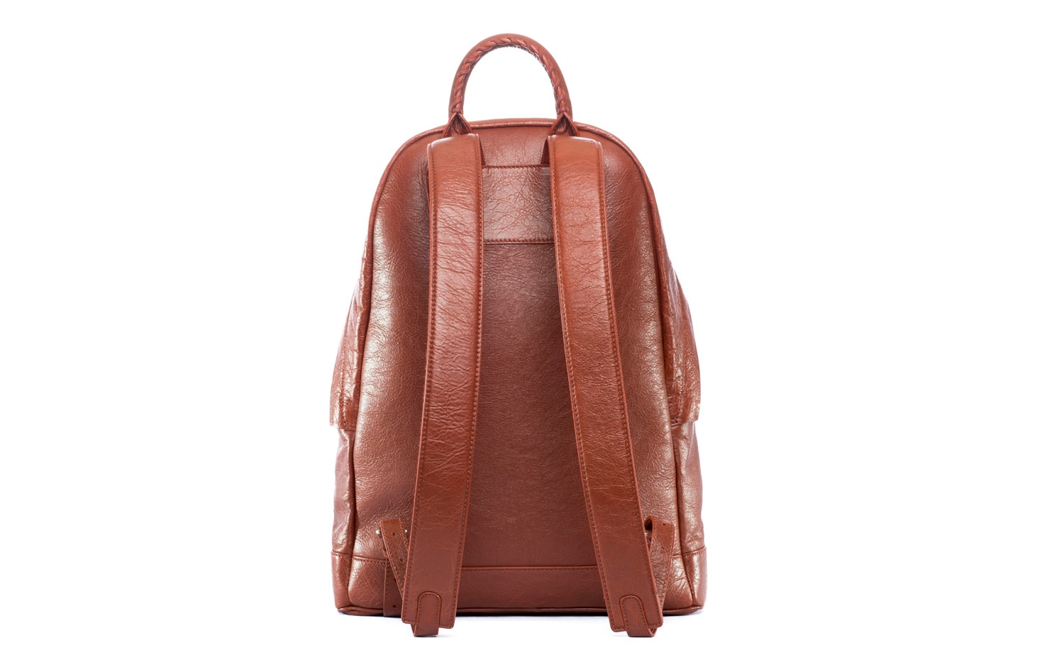 Balenciaga: Classic backpack in Rouge Rouill