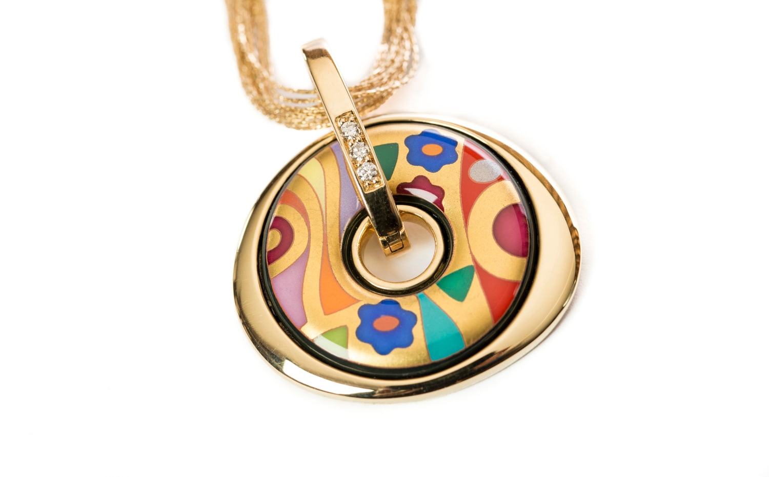 FREY WILLE: Hommage à Gustav Klimt Collection - HOPE Collection Necklace