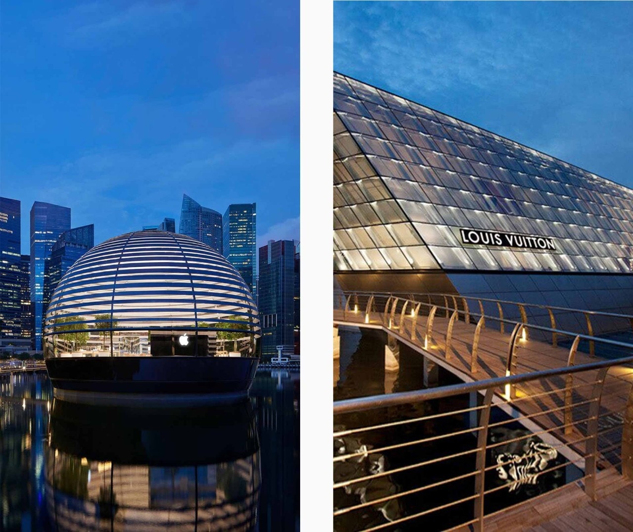 Floating Apple and Louis Vuitton store, a top instagrammable spot in Singapore