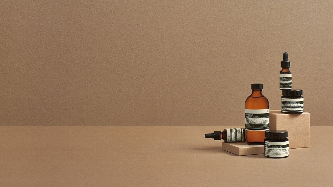 Geranium Leaf Body Scrub from Aesop, a beauty brand in Singapore