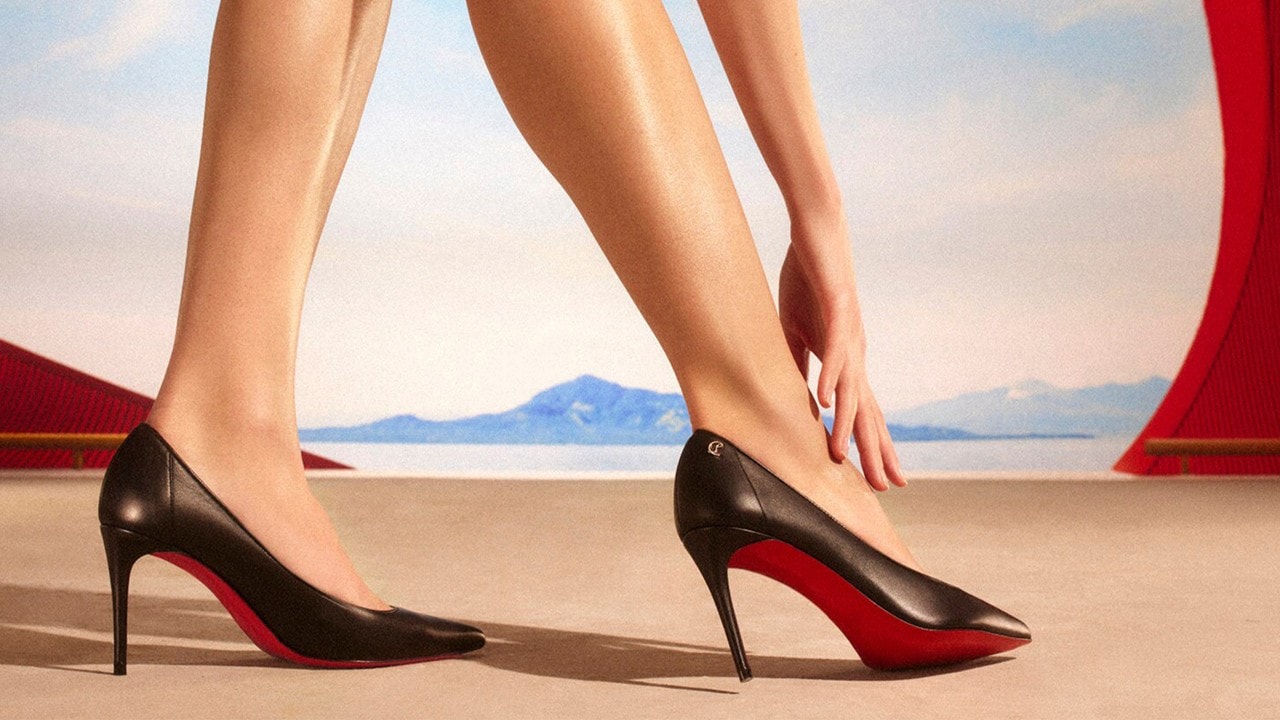 Heels from a branded shoe brand, Christian Louboutin at The Shoppes, Marina Bay Sands