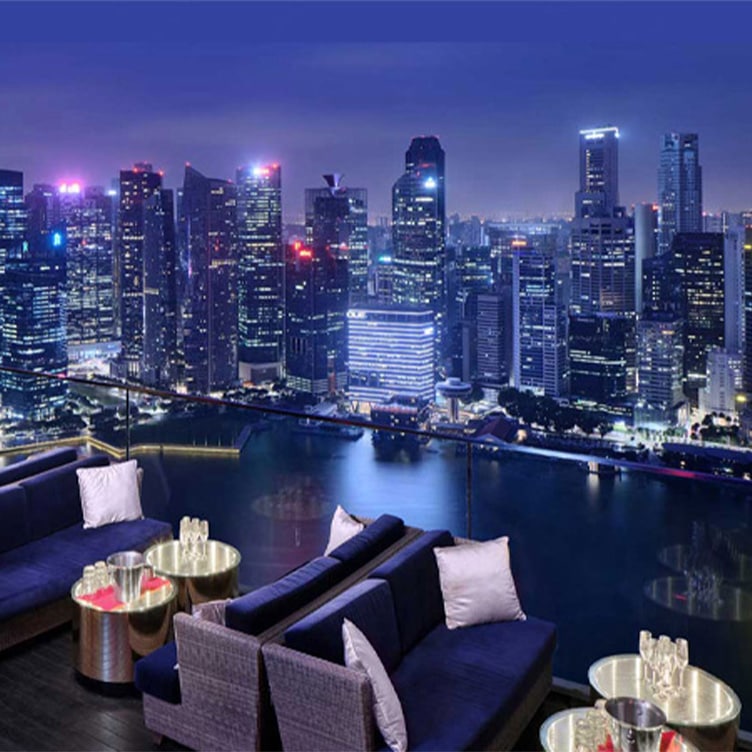 CE LA VI, one of the best rooftop bars in Singapore at Marina Bay Sands
