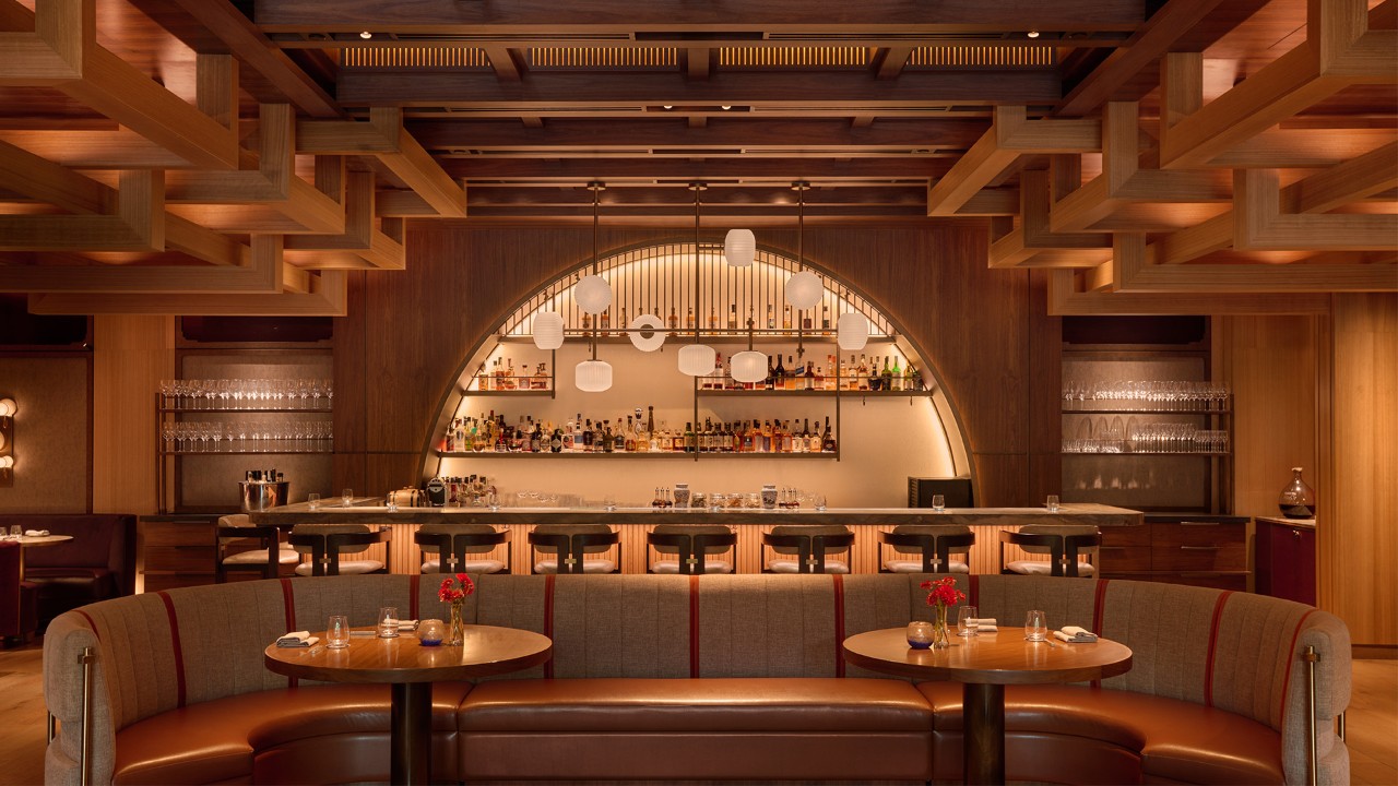 Wakuda's bar and lounge area, serves one of the best sake in Singapore
