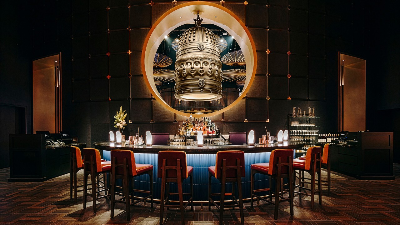 Bar at KOMA with a wide array of sake options in Singapore