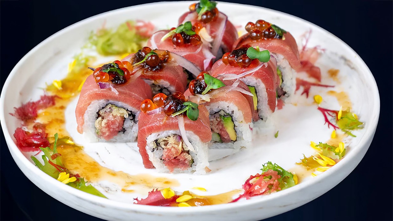 Sushi from Sen of Japan for pairing with sake in Singapore