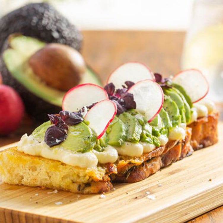 Avocado on toast served at the best brunch places in Singapore