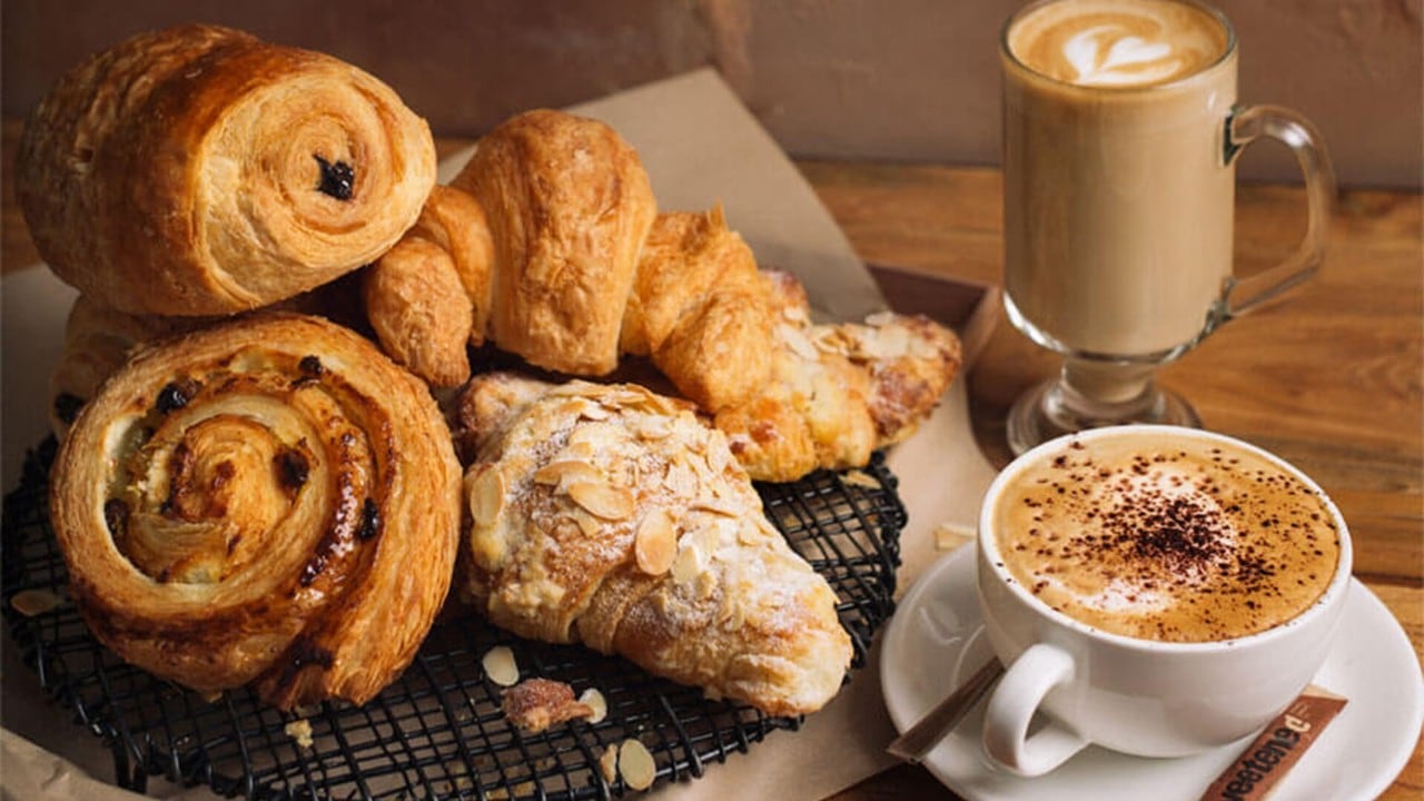 Croissant, pastries and hot lattes served at Da Paolo, the best breakfast place in Singapore