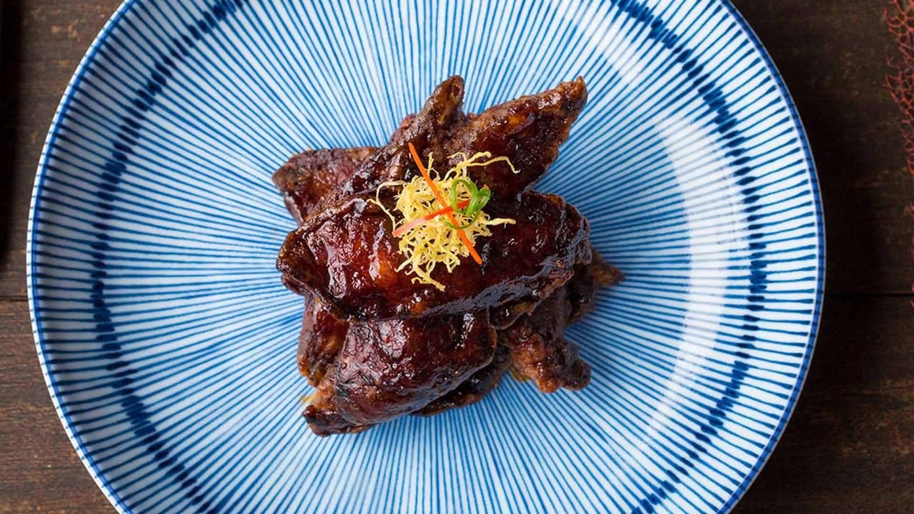 Smoked cod, a Chinese cuisine served at the best Chinese fine dining restaurant in Singapore