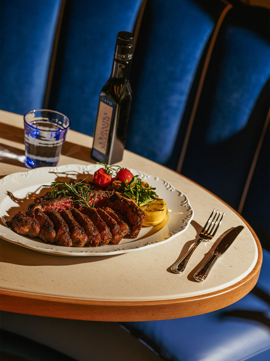 New York Strip at LAVO, the best dinner place in Singapore