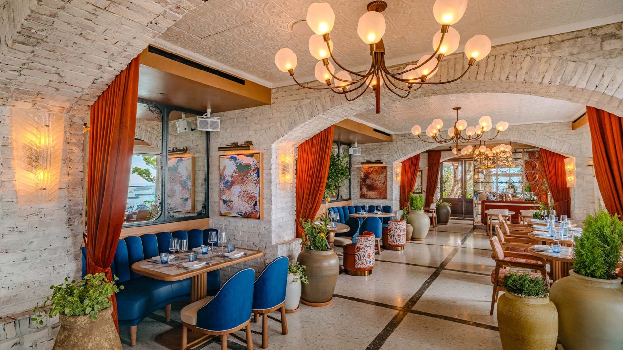 Interior of LAVO, a casual rooftop dinner spot in Singapore
