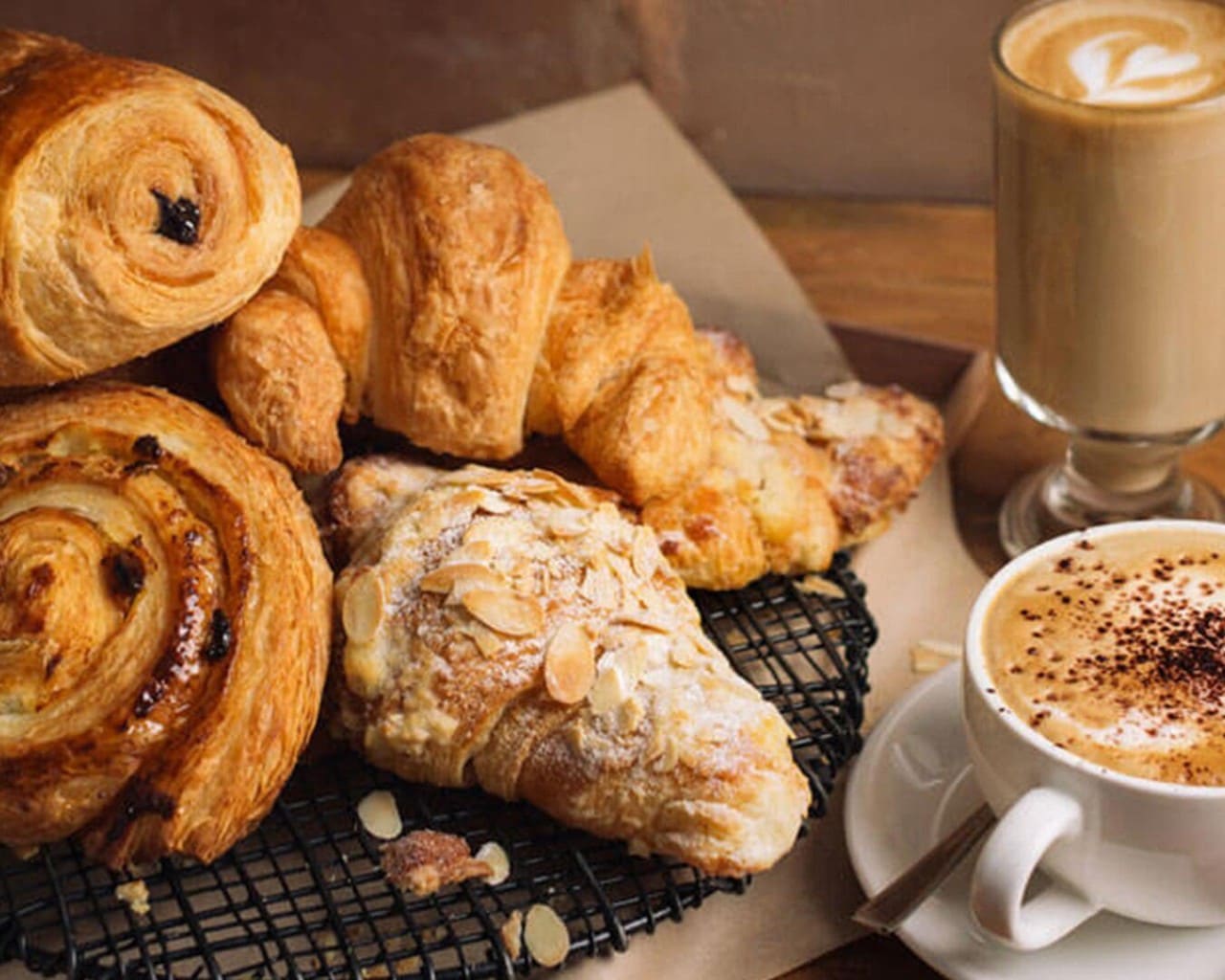 Freshly baked pastries from Da Paolo, an Italian restaurant in Singapore