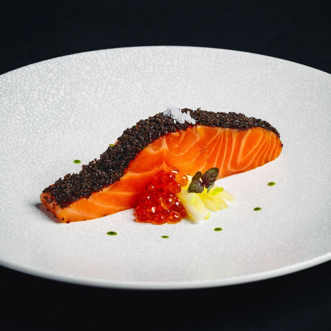 A dish from MICHELIN-starred restaurant Waku Ghin