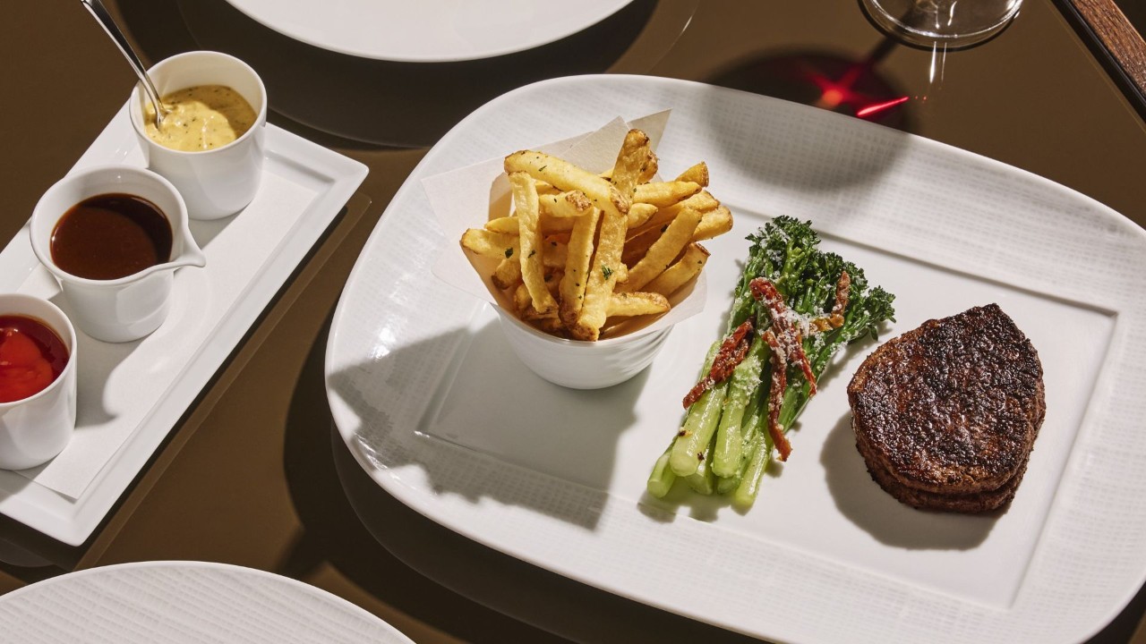 Steak from CUT, a Michelin-starred restaurant in Singapore
