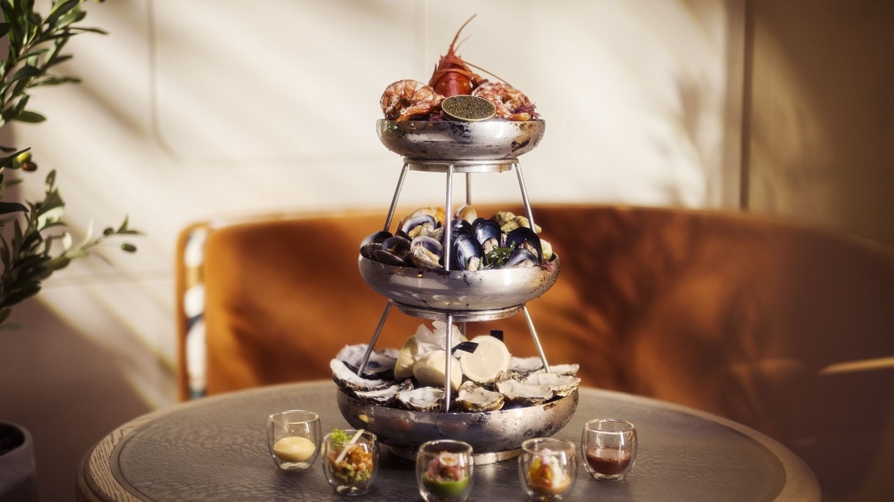Assorted Seafood tower from Maison Boulud