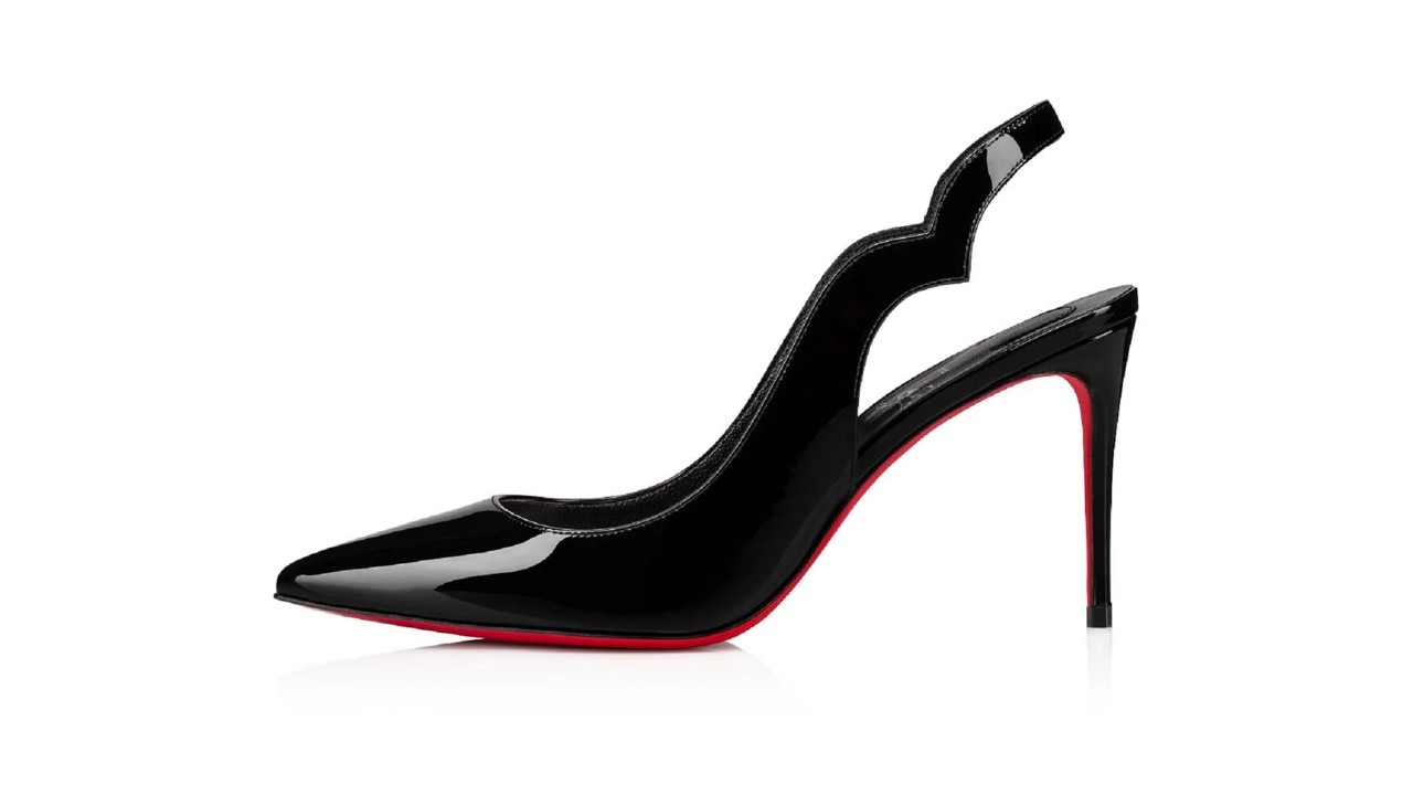 Black heels with an iconic red sole, a perfect pair of heels for Mother's Day gift
