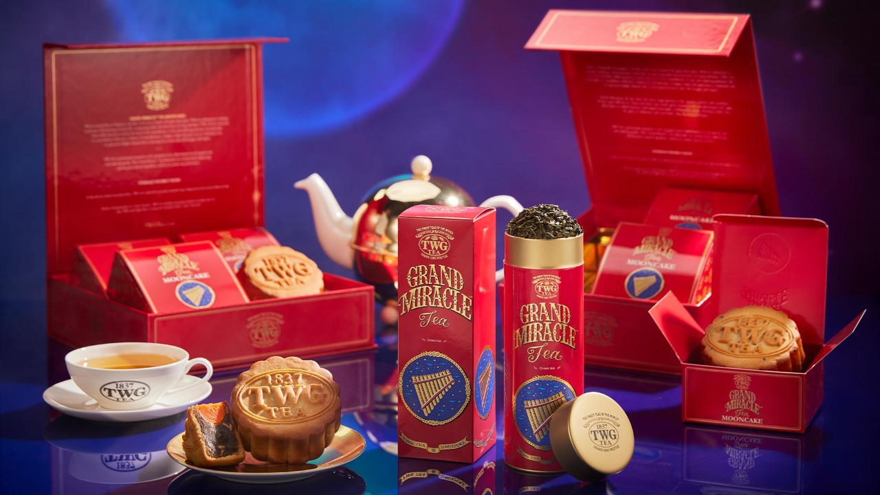 Tea and mooncakes in Singapore, from TWG Tea at Marina Bay Sands