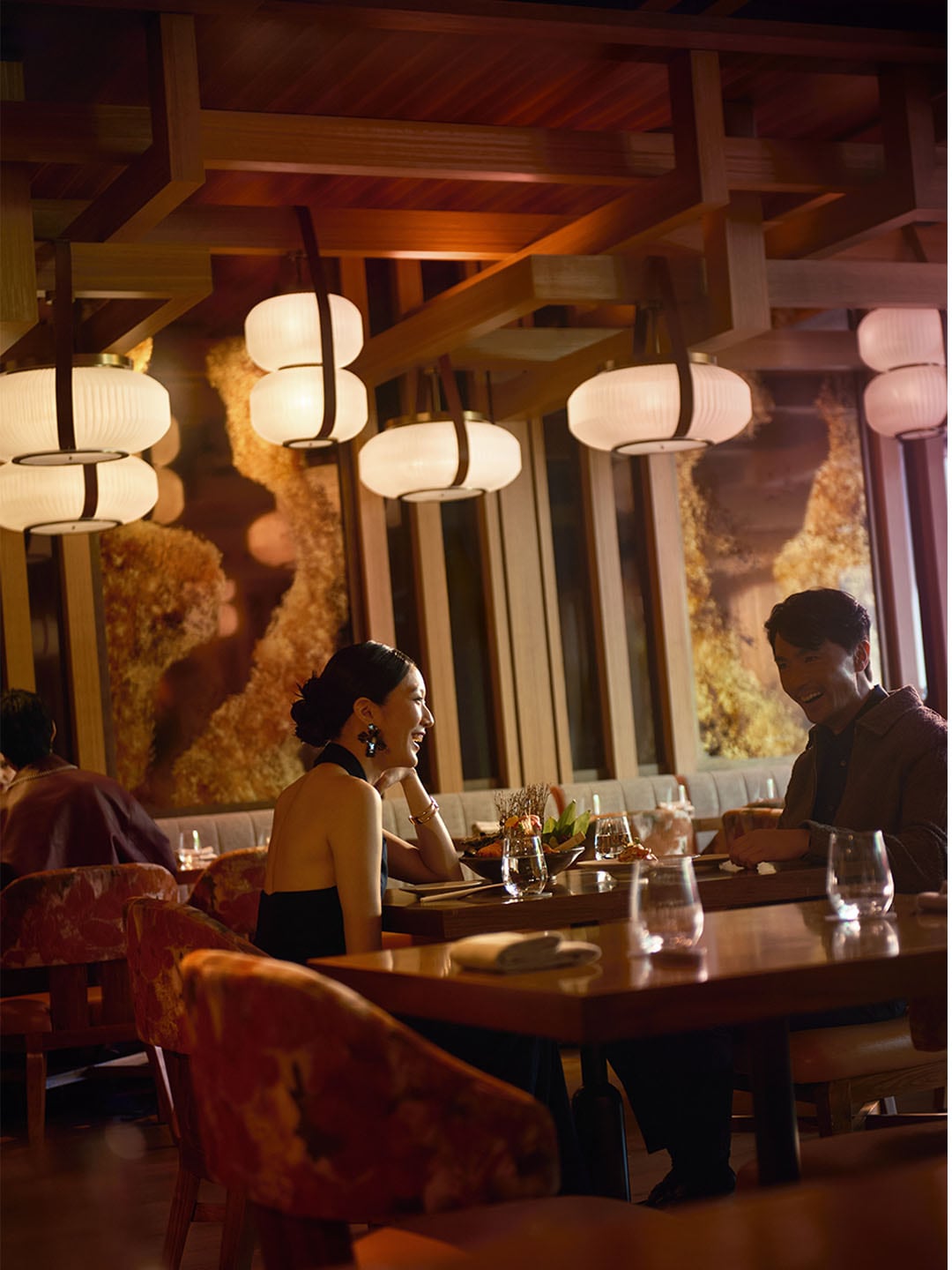 Romantic fine dining restaurant