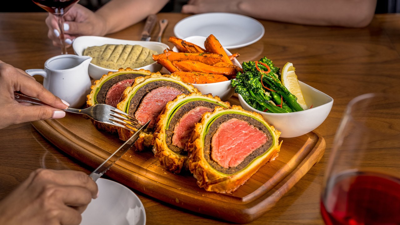 Lemon squeezed on fish and chips at a casual dining restaurant in Singapore