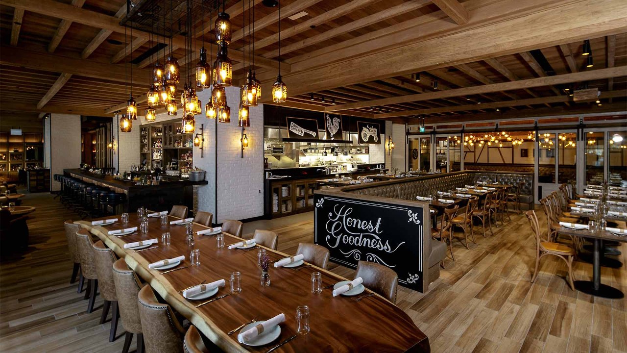 Dining hall at Yardbird, a restaurant ideal for private events in Singapore