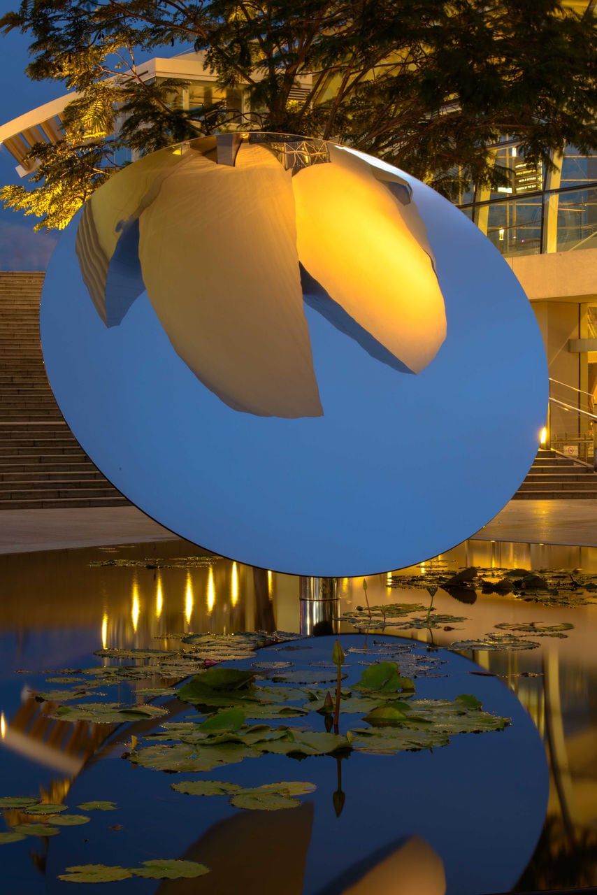 Anish Kapoor, Sky Mirror_Night.jpg