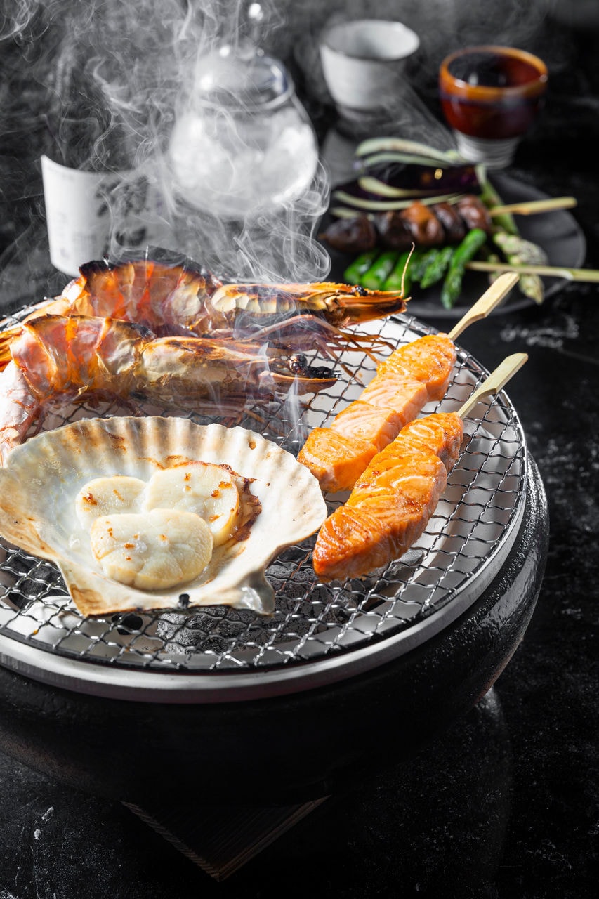 KOMA_Robata Grill - Giant Prawn, Hokkaido Scallop, Salmon.jpg