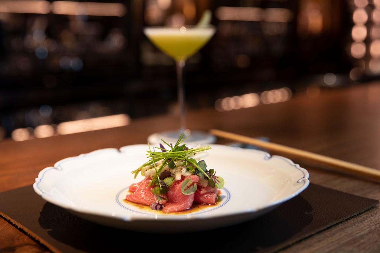 Waku Ghin_Wild Caught Chutoro Tuna Carpaccio with New Season Onion.jpg