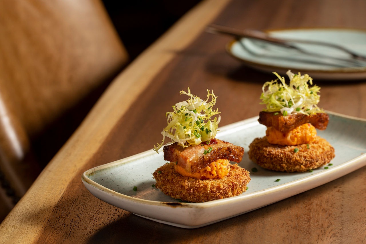 Yardbird Fried Green Tomato and Crispy Pork Belly.jpg