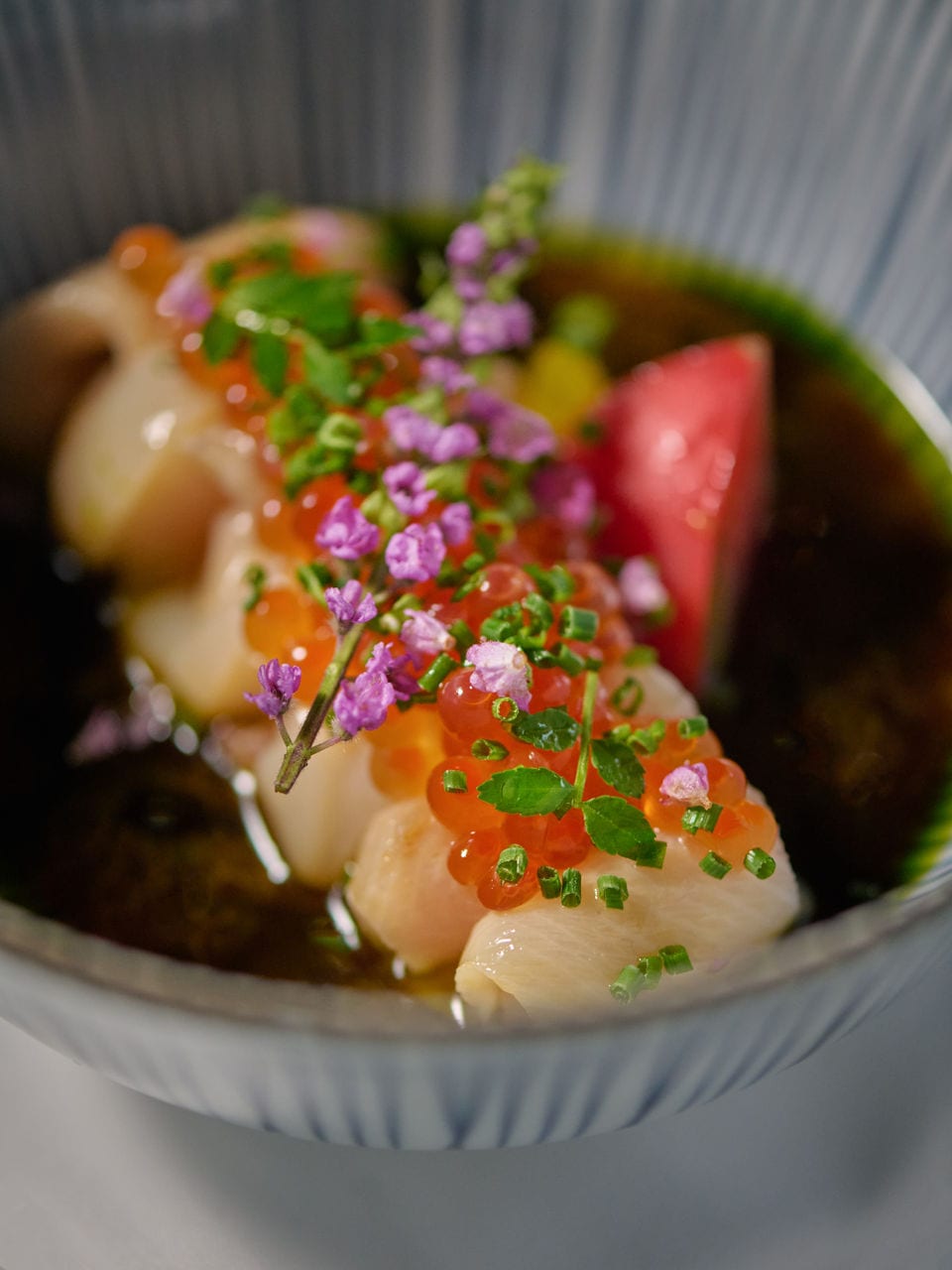 Spago Hokkaido Scallop and Sea Bream Ceviche 20241212-1.jpg
